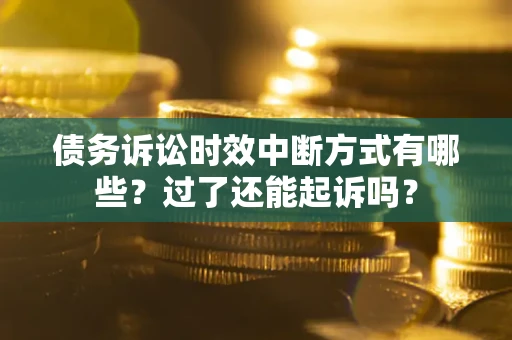 武汉债务诉讼时效中断方式有哪些？过了还能起诉吗？