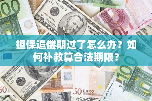 武汉担保追偿期过了怎么办？如何补救算合法期限？
