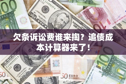 武汉欠条诉讼费谁来掏？追债成本计算器来了！