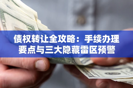 武汉债权转让全攻略：手续办理要点与三大隐藏雷区预警