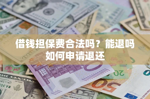 武汉借钱担保费合法吗？能退吗如何申请退还